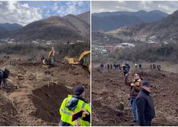 🎥 ვითარება ბაღდათში – პირველი კადრები სტიქიის ეპიცენტრიდან