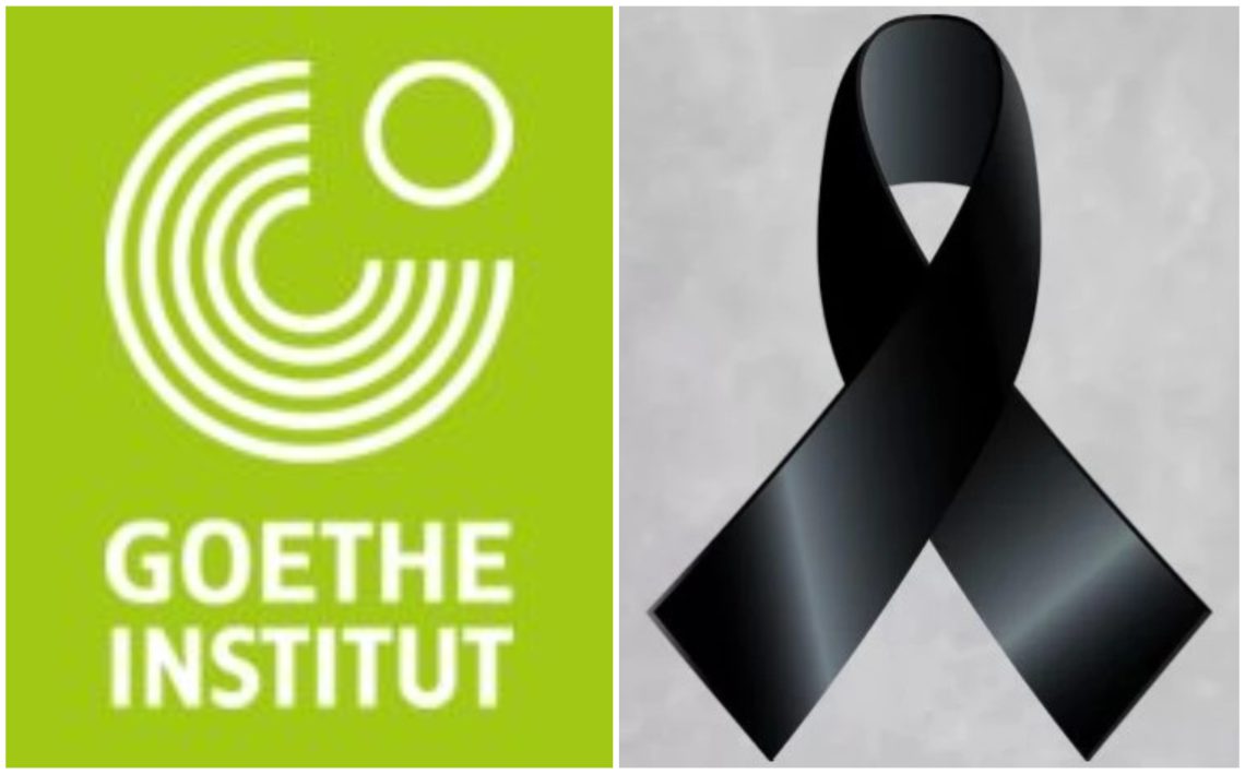 გოეთეს ინსტიტუტი სამწუხარო ინფორმაციას ავრცელებს