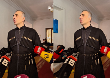 პაპუაშვილის შენიშვნის შემდეგ, ალეკო ელისაშვილი პარლამენტში ჩოხით მივიდა