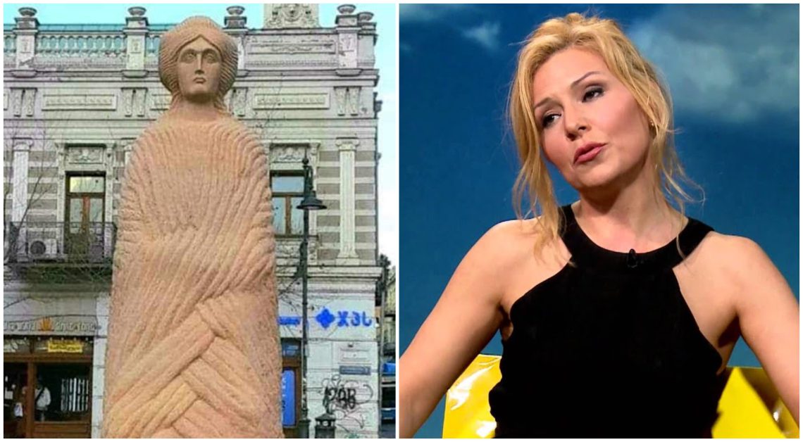 “სხვა ვერავინ იყო გამოსაძერწი?? დაგედგათ სადმე არა ცენტრალურ ადგილას, თუ მაინცდამაინც უნდა იდგეს სადღაც, იმდენი ნიჭიერი ადამიანია, დაუდგით ძეგლი ქალს!” – რას წერს იუნა შაფათავა