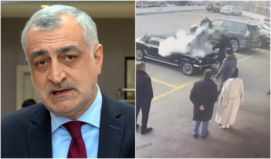 🎥 მამუკა ხაზარაძის “მუსტანგს” ცეცხლი გაუჩნდა – ნახეთ შემაშფოთებელი კადრები