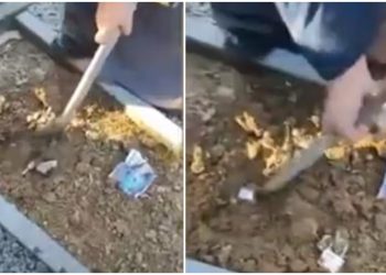 🎥ქუთაისში სამ სხვადასხვა საფლავში ჩამარხული ცოცხალი ადამიანების ფოტოები და ბოქლომები იპოვეს