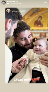 🎥 ხვიჩა კვარაცხელიამ ზურიკო დავითაშვილის ბავშვი მონათლა - კადრები ტაძრიდან