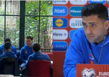 🎥 “საბერძნეთის ნაკრების და კაპიტნის რეაქცია, როცა გაიგეს, რომ მათი ფეხბურთელები ფინალამდე ერთი დღით ადრე, ქალაქის ცენტრში მწვრთნელისგან დაუკითხავად გავიდნენ“- კადრები მატჩისწინა პრესკონფერენციიდან