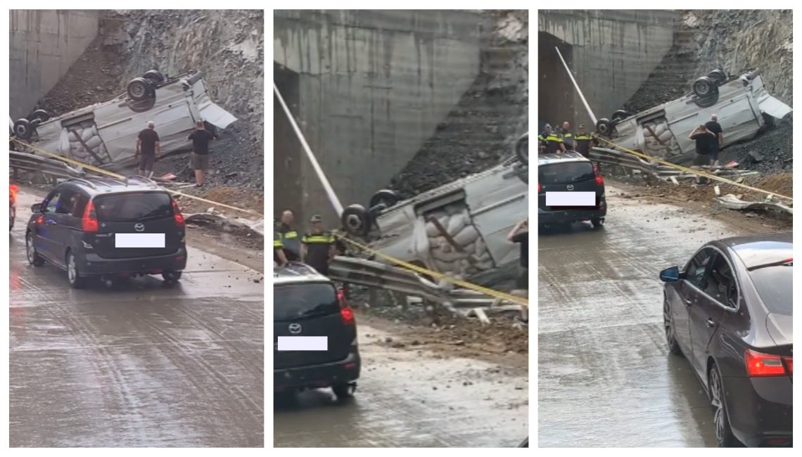 🎥 საშინელი ავარია რიკოთზე ამ წუთებში – კადრები ადგილიდან