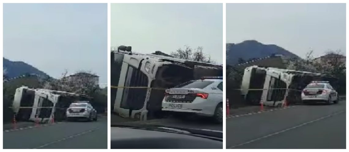 🎥 შემზარავი ავარია ლანჩხუთში –  რა კადრები ვრცელდება ადგილიდან