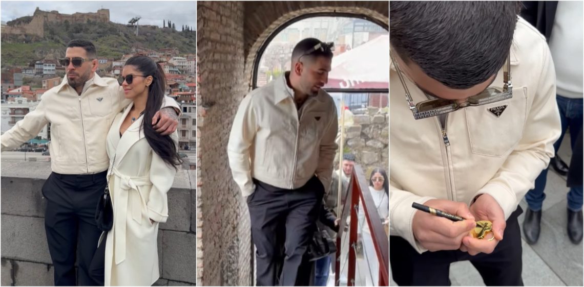 🎥 ილია თოფურიამ, მეუღესთან ერთად თბილისის ძველი უბნები დაათვალიერა