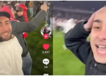 🎥 ავარია დინამოს სტადიონზე, ერთმანეთს ორი გულშემატკივარი დაეჯახა – ეს კადრები უნდა ნახოთ