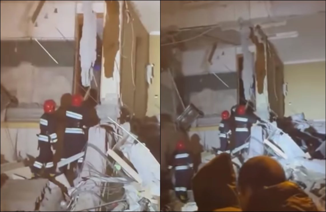 🎥 “აქაა აქაა, დროზე მოვიდეს… “- სამტრედიის ქუჩიდან მაშველების გაბედული მუშაობის კადრები ვრცელდება