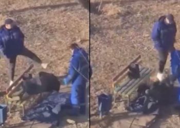 🎥შოკისმომგვრელი კადრები – როგორ ექცევა სასწრაფო დახმარების ბრიგადა პაციენტს რუსეთში