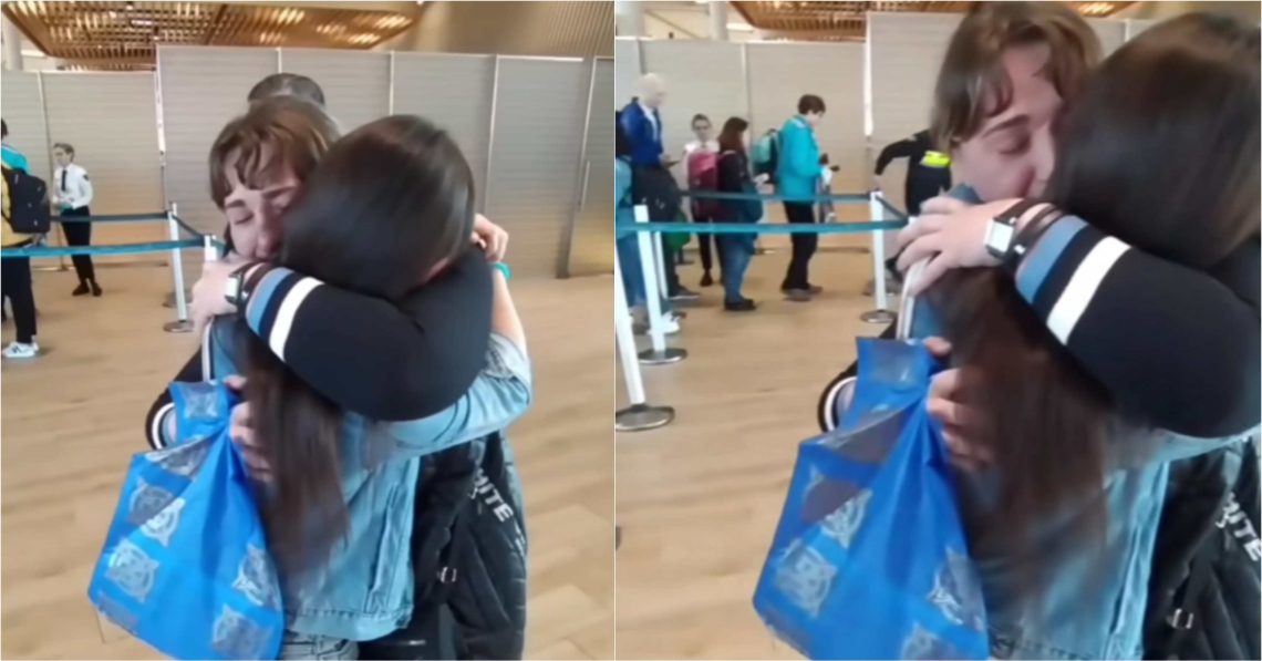 უკანასკნელი ჩახუტება ემიგრანტ დედასთან, რომელიც ტრაგიკულად დაიღუპა- სულისშემძვრელი ვიდეო აეროპორტიდან