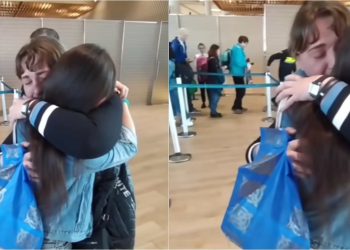 უკანასკნელი ჩახუტება ემიგრანტ დედასთან, რომელიც ტრაგიკულად დაიღუპა- სულისშემძვრელი ვიდეო აეროპორტიდან