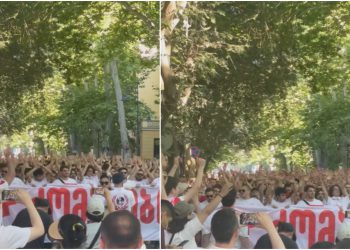 🎥,,აფხაზეთი საქართველოა”- მატჩისწინა განწყობა თბილისის ქუჩებში