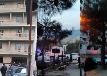 “ახლაც იქაა ცხედარი, მუშა გადმოვარდა 10-ე სართულიდან, ადგილზევე დაიღუპა” – უმძიმესი კადრები ტრაგედიის ადგილიდან