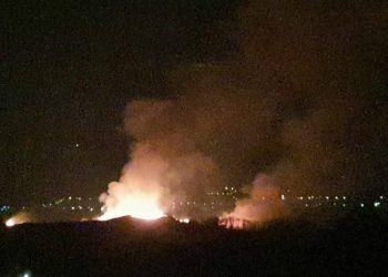 წალენჯიხაში ეკალ-ბარდებს ცეცხლი უკიდია – ცეცხლი, სავარაუდოდ, მოქალაქის დაუდევრობით გაჩნდა