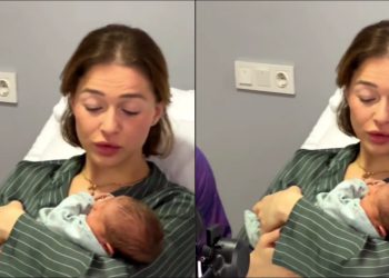 ბაბი კირკიტაძე ახალშობილით ხელში – ვიდეო ინტერნეტს იპყრობს