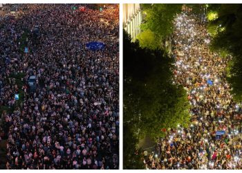 რამდენი ადამიანი იმყოფება აქციაზე “არა რუსულ კანონს”? – 120 ათასი ? 140 ათასი ? ნახეთ დათვლები