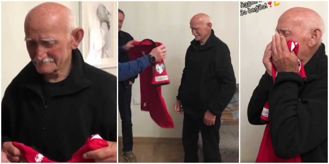 გიორგი ქოჩორაშვილის საჩუქარი კახელ რობი პაპას და მის შვილიშვილს