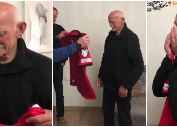 გიორგი ქოჩორაშვილის საჩუქარი კახელ რობი პაპას და მის შვილიშვილს