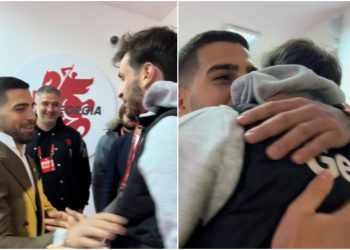 🎥 კვარას და ილია თოფურიას შეხვედრა – კადრები, რომელიც ყველამ ნახა