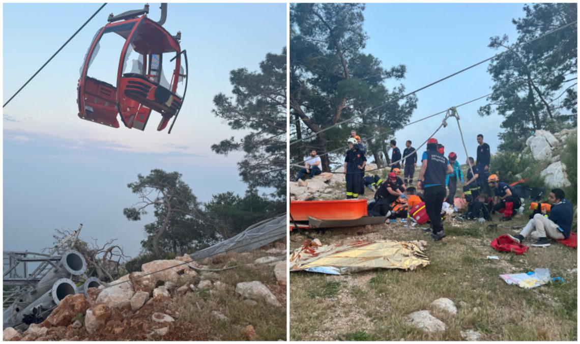 თურქეთში საბაგირო ჩამოვარდა – არის მსხვერპლი