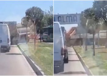 🎥 რა საგანგაშო კადრები დააფიქსირეს შუა თბილისში?