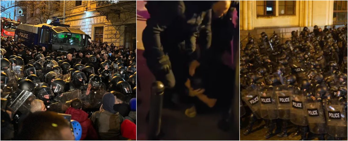 🎥16 აპრილის აქციის საშინელი დარბევის ყველა კადრი ერთად – ნახეთ, როგორ უმოწყალოდ გაუსწორდნენ მომიტინგეებს “ხარებას” დირექტივებით