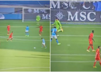 ხვიჩა კვარაცხელიას გასროლა 40 მეტრიდან და მოტყუებული მეკარე – ეს ვიდეო უნდა ნახოთ