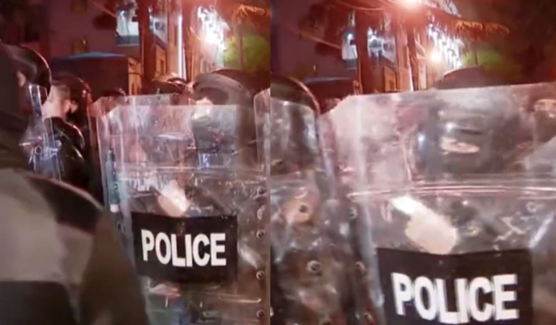 🎥პარლამენტთან რობოკოპები და წყლის ჭავლის მანქანა გამოჩნდა