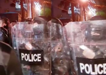 🎥პარლამენტთან რობოკოპები და წყლის ჭავლის მანქანა გამოჩნდა