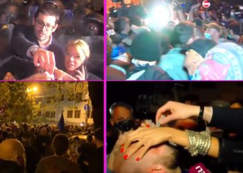 🎥”პირდაპირ სახეში ასხამენ წიწაკის სპრეის, არ დავტოვებთ ტერიტორიას” – აქციის მონაწილე