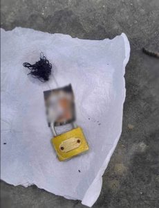 ქალმა ორთაჭალის საფლავზე ბავშვის ჩამარხული ფოტო იპოვა, რომელზეც ბოქლომია მიბმული