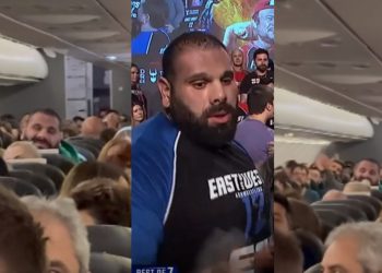 🎥როგორ დახვდნენ ჩემპიონ ლევან საგინაშვილს თბილისის აეროპორტში? – ემოციური კადრები თვითმფრინავიდან