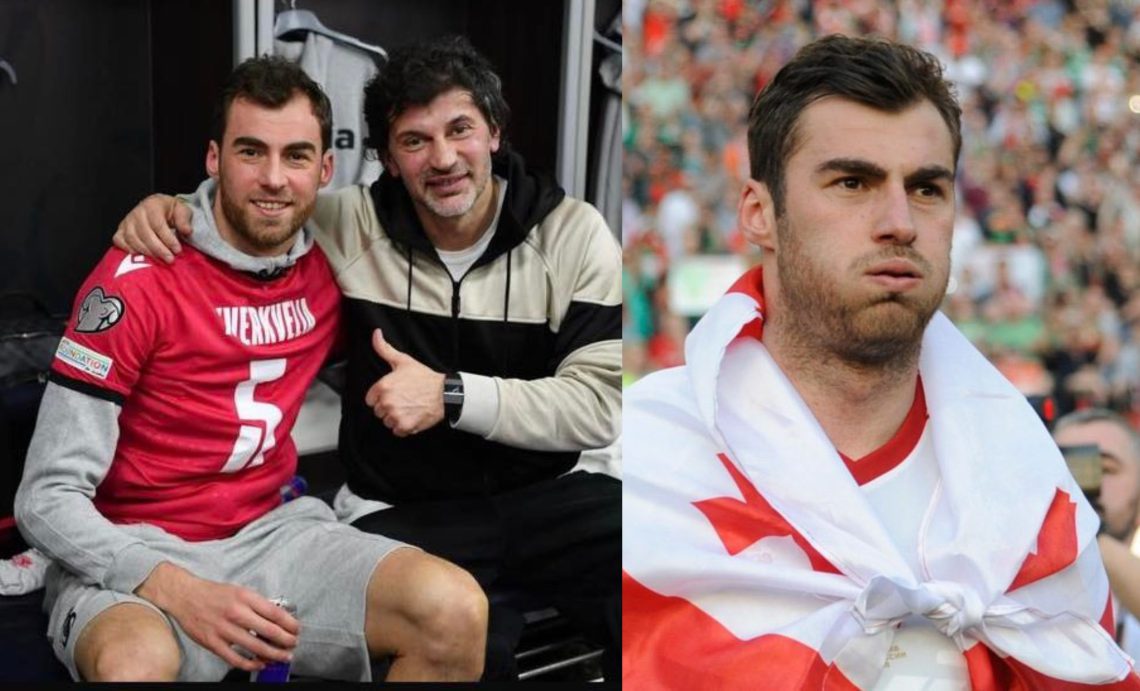 საქართველოს ეროვნული ნაკრების ფეხბურთელი, საბა კვირკველია სოციალურ ქსელში კახა კალაძესთან ერთად გადაღებულ ფოტოს აქვეყნებს