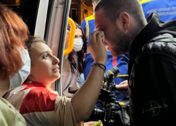 აქციაზე “წიწაკის სპრეის” შედეგად არიან დაშავებულები – ადგილზე მობილიზებულია სასწრაფო დახმარების ბრიგადები