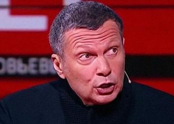 “ველაპარაკე საქართველოს პარლამენტის წარმომადგენლებს – მთავრობა აქციებში მონაწილე რუსების გაძევებას გეგმავს” – პუტინის პროპაგანდისტი სოლოვიოვი