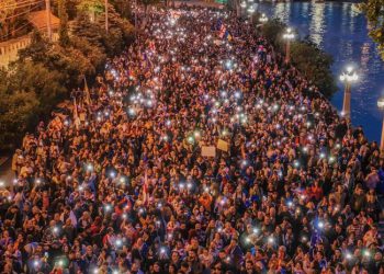 თავისუფლების მარშის მონაწილეები შსს-სკენ მიემართებიან – რა ხდება ამ წუთებში დედაქალაქში?