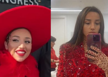 რომელ ქართველ დიზაინერს ეკუთვნის ნუცა ბუზალაძისთვის შექმნილი წითელი “ლუქი” – მომღერალი ფოტოს აქვეყნებს