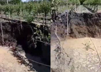 🎥შოკისმომგვრელი კადრები ყვარელიდან, როგორ გაიხლიჩა მიწა და ტბა წარმოიქმნა – რას ამბობენ სასწაულზე ადგილობრივები