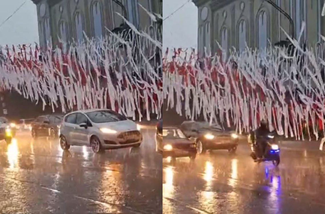 🎥ძლიერმა სეტყვამ დამოუკიდებლობის დღისთვის გაკეთებული დეკორაციები ჩამოყარა – რა ხდება ადგილზე ამ წუთებში?