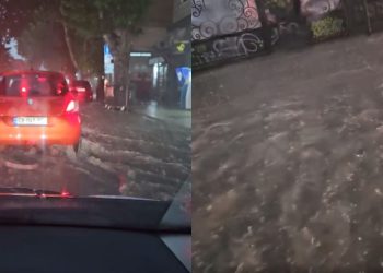 🎥ძლიერი სეტყვა დედაქალაქში – რა ხდება ამ წუთებში მარჯანიშვილზე?