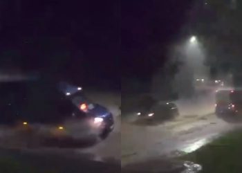 🎥ძლიერი წვიმის შედეგად გლდანის ქუჩები დაიტბორა