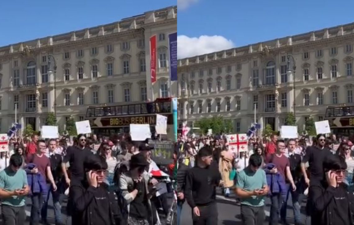 🎥ბერლინში უდიდესი აქცია რუსული კანონის წინააღმდეგ – რა კადრები ვრცელდება გერმანიიდან