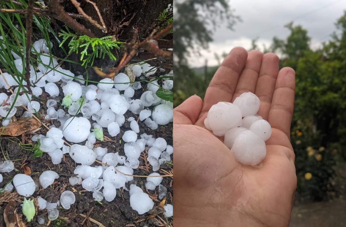 სეტყვა თერჯოლის სოფელ ზედა საზანოში – რა ფოტოები ვრცელდება სოცქსელში?