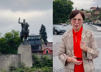 🎥 ინგა გრიგოლია გორგასლის ძეგლის მიმდებარე ტერიტორიიდან საგანგებო მიმართვას ავრცელებს