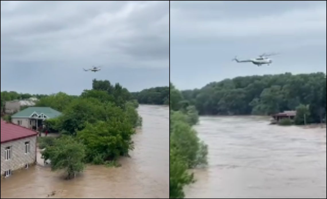 🎥 “თვითმფრინავით გამოჰყავთ ხალხი მდინარეშია ჩარჩენილი” – რა კადრები ვრცელდება მარნეულიდან?