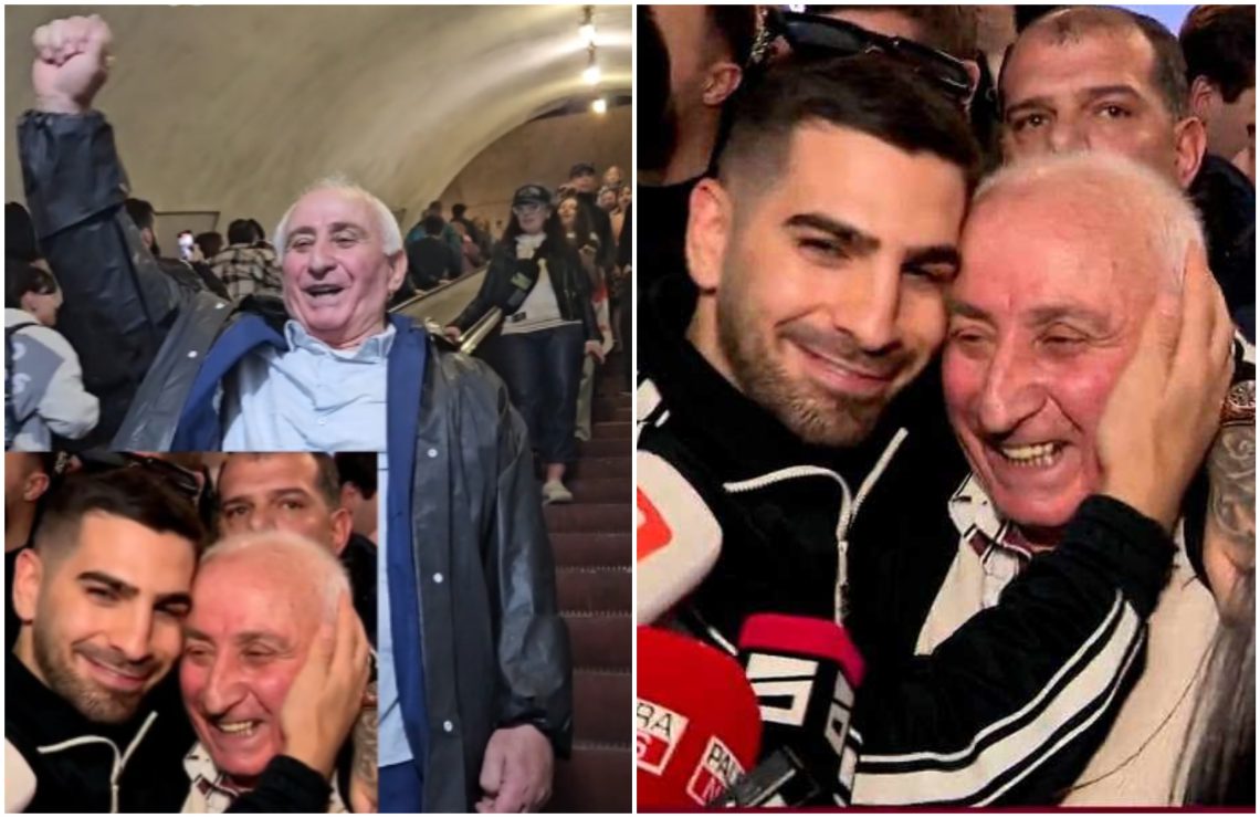 🎥 “კარგი სპორტსმენები ყოველთვის აფიქსირებენ ქართველი ხალხის ნებას” – ილია თოფურიას ბაბუა აქციას შეუერთდა