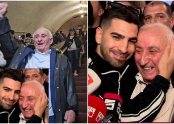 🎥 “კარგი სპორტსმენები ყოველთვის აფიქსირებენ ქართველი ხალხის ნებას” – ილია თოფურიას ბაბუა აქციას შეუერთდა