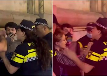 “არასრულწლოვანი ვარ, მაკავებენ” – კიდევ ერთი შოკისმომგვრელი კადრები აქციიდან