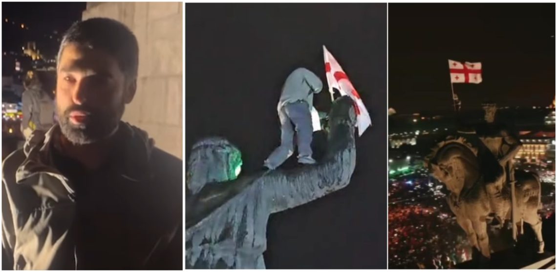 🎥 რას აცხადებს ბიჭი, რომელმაც ვახტანგ გორგასლის ძეგლს საქართველოს დროშა დააჭერინა – “სიმბოლურია, ეს არის გამარჯვების მეფე და ჩვენ აუცილებლად გავიმარჯვებთ ამ ბრძოლაში“